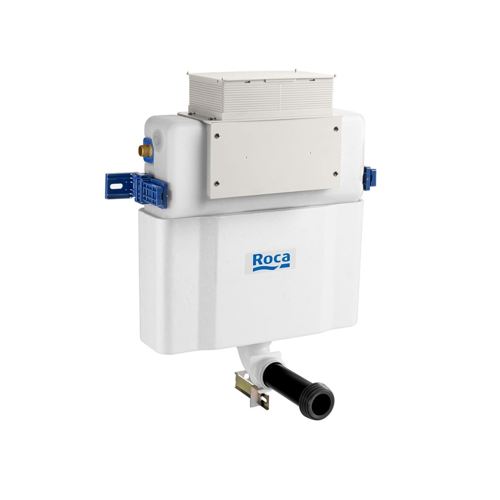 Product cut out image of the Roca Basic 820mm Back to Wall Concealed Dual Flush Cistern